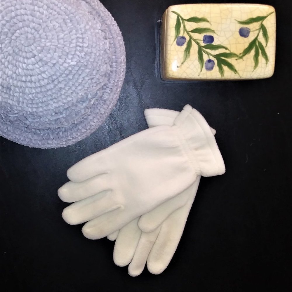 VELOUR GLOVES – WARM, LINED